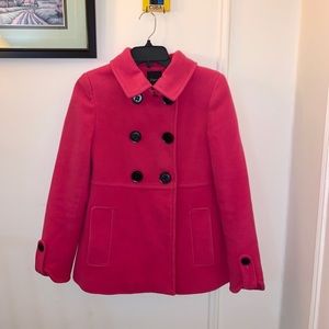 Express Wool Blend Pink Peacoat